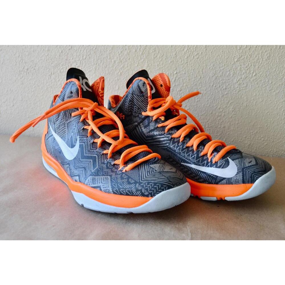 Nike KD 5 "Kevin Durant" BHM Orange Black 555641-003  SZ  6y